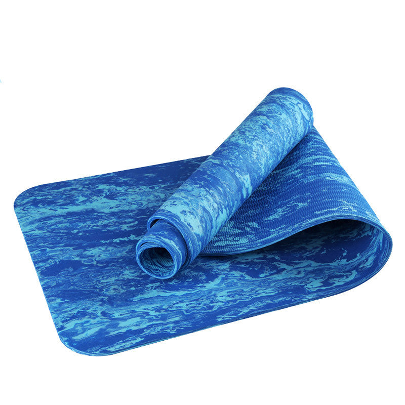 Zweifarbige Yoga- Fitnessmatte