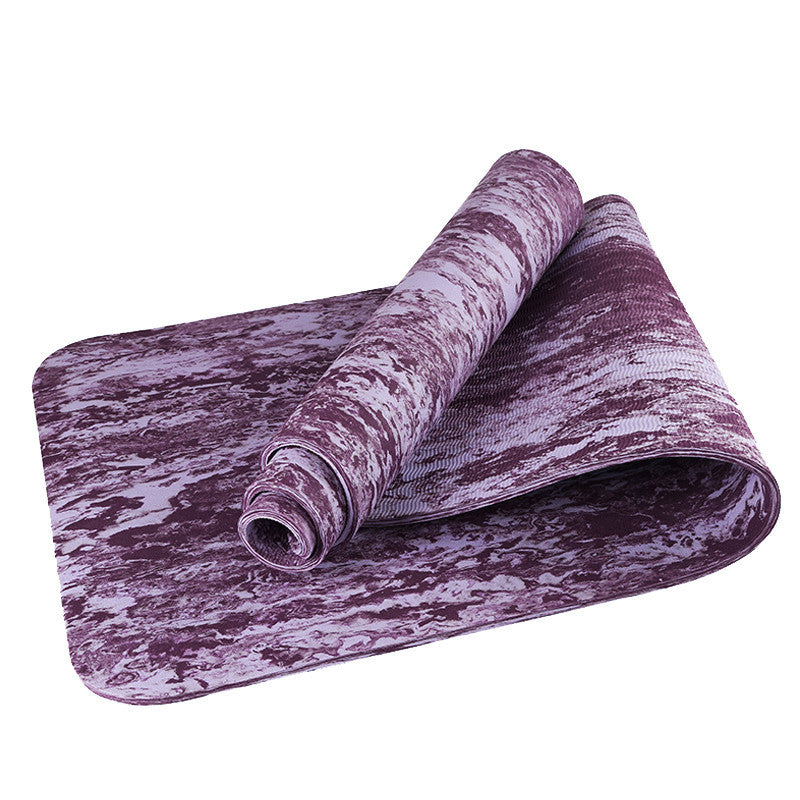 Zweifarbige Yoga- Fitnessmatte