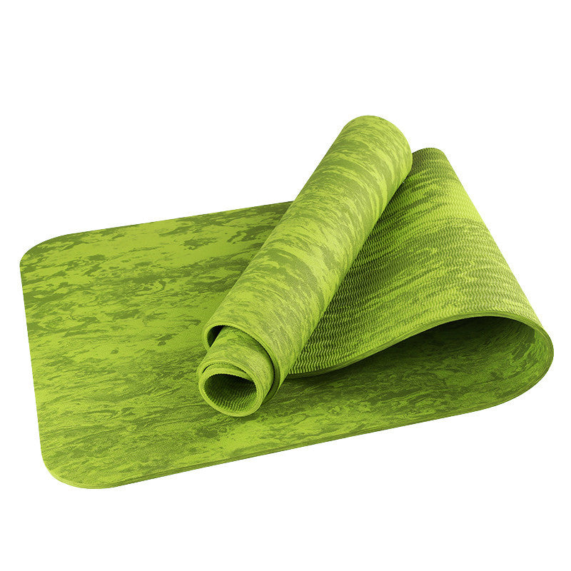 Zweifarbige Yoga- Fitnessmatte