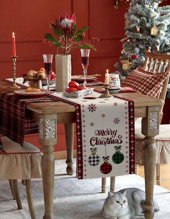 Weihnachts-Tischläufer für besinnliche Feiertage